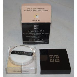 Givenchy Prisme Libre Mat-Finish & Enchaned Radiance Loose Powder -2 Satin Blanc
